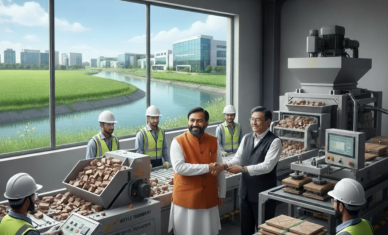 Haryana CM canal to tiles with HONDA