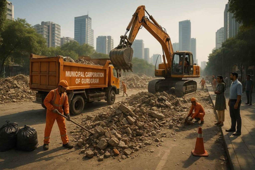 MCG removes C&D waste from city