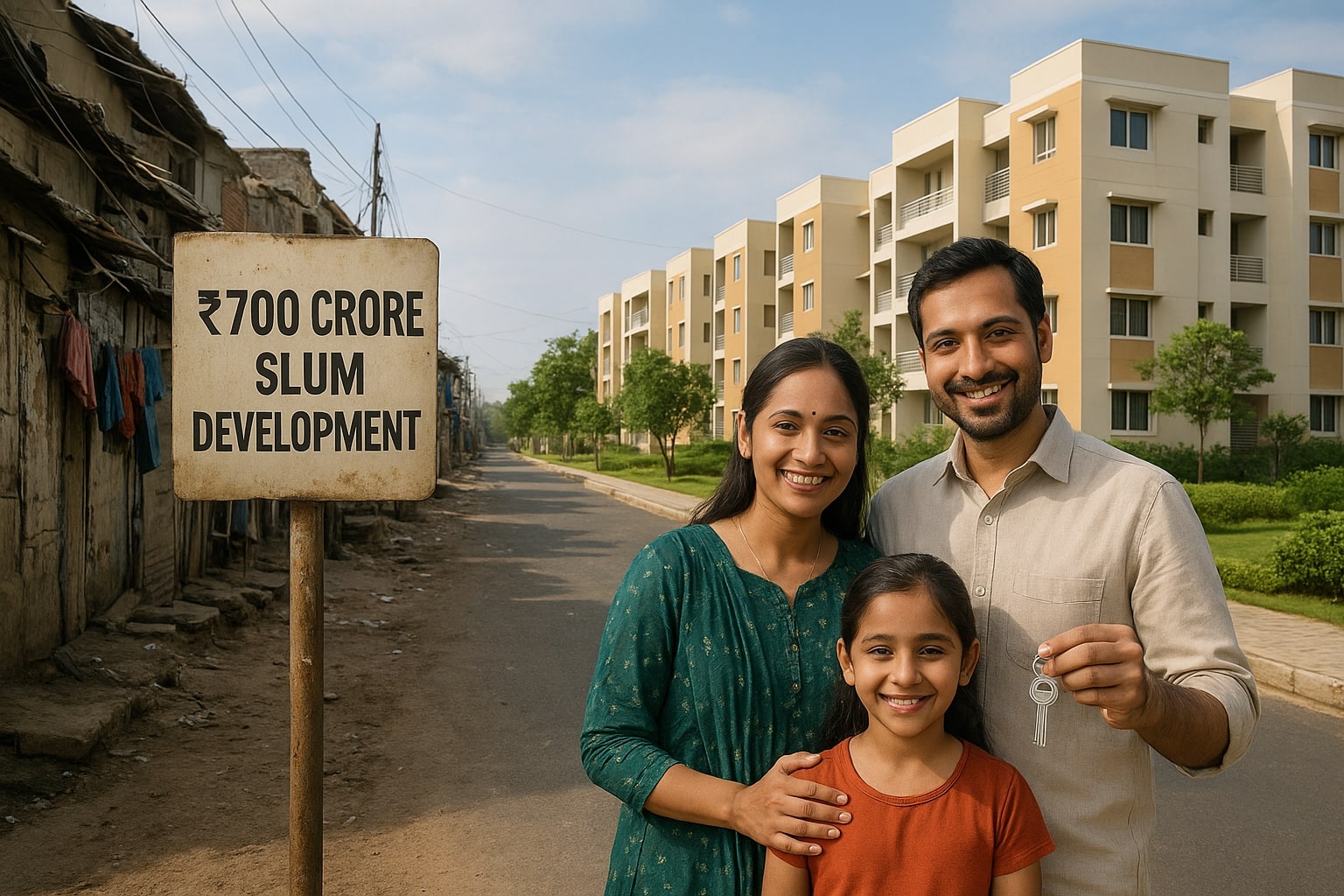 ₹700 Crore Slum Development programe in delhi NCR