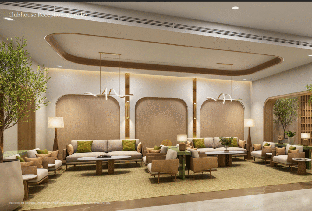 reception lobby emaar 86