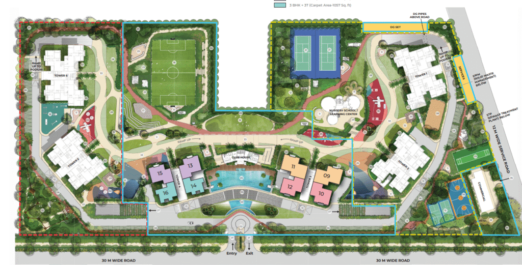 ashiana aaroham master plan