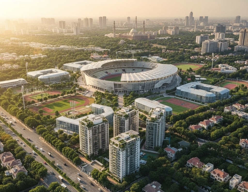 JLN Stadium’s mega redevelopment delhi