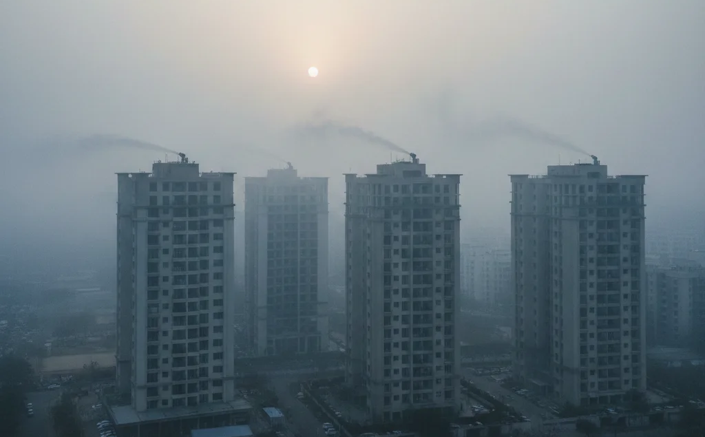 HSPCB deploy smog guns in gurgaon