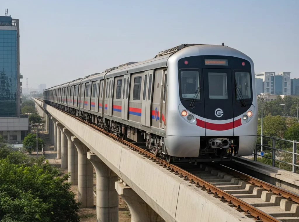 GMDA metro work gurgaon