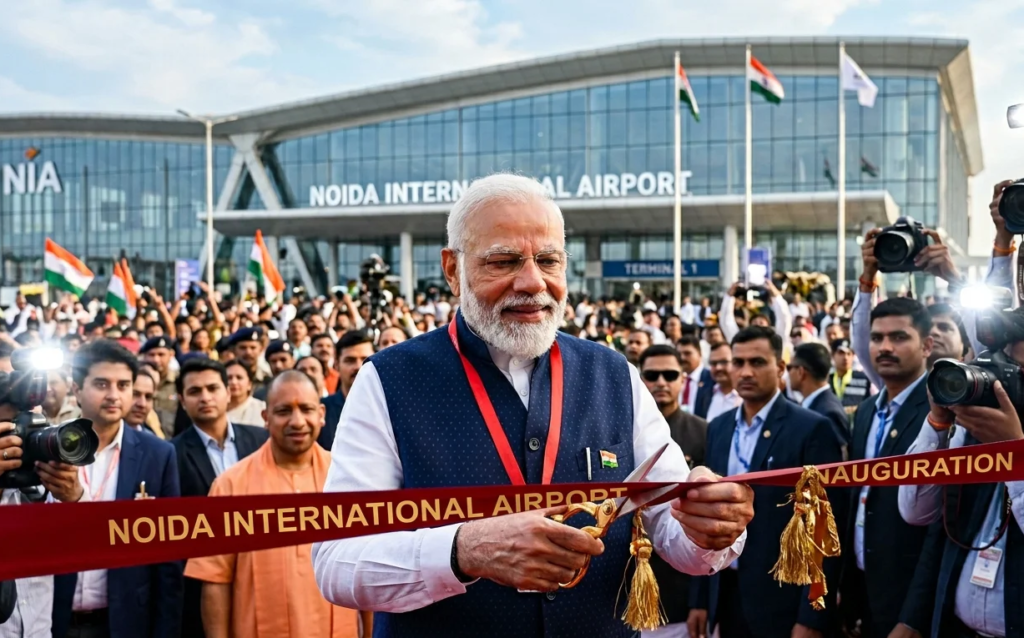 A sneak peek into Noida International Airport ahead of inauguration today by PM MODI