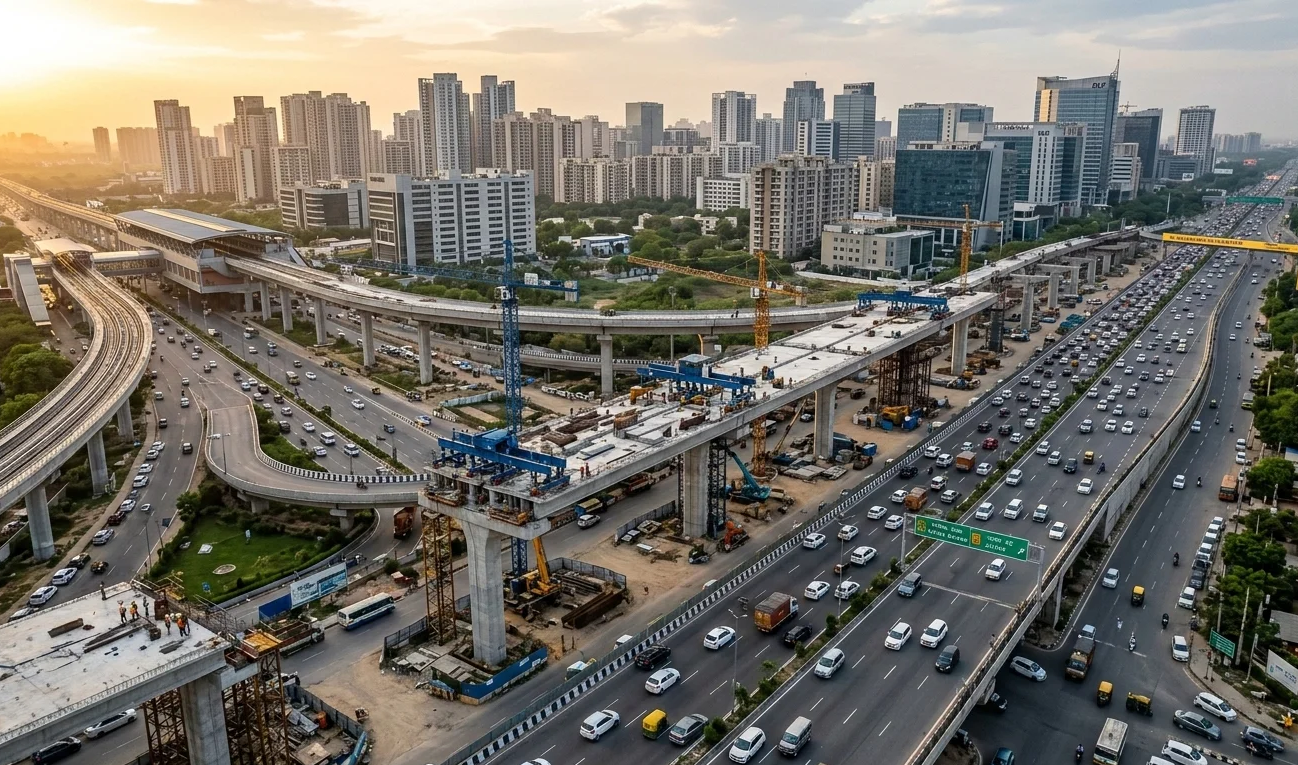 GMDA floats ₹755 crore tender for SPR elevated corridor.