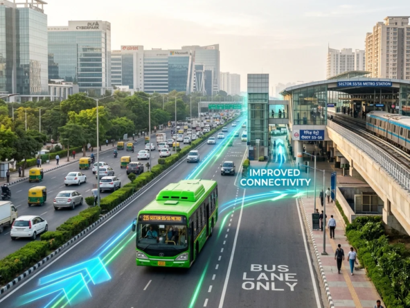 Gurugram extends bus service from Hero Honda Chowk to Sector 55/56 Metro