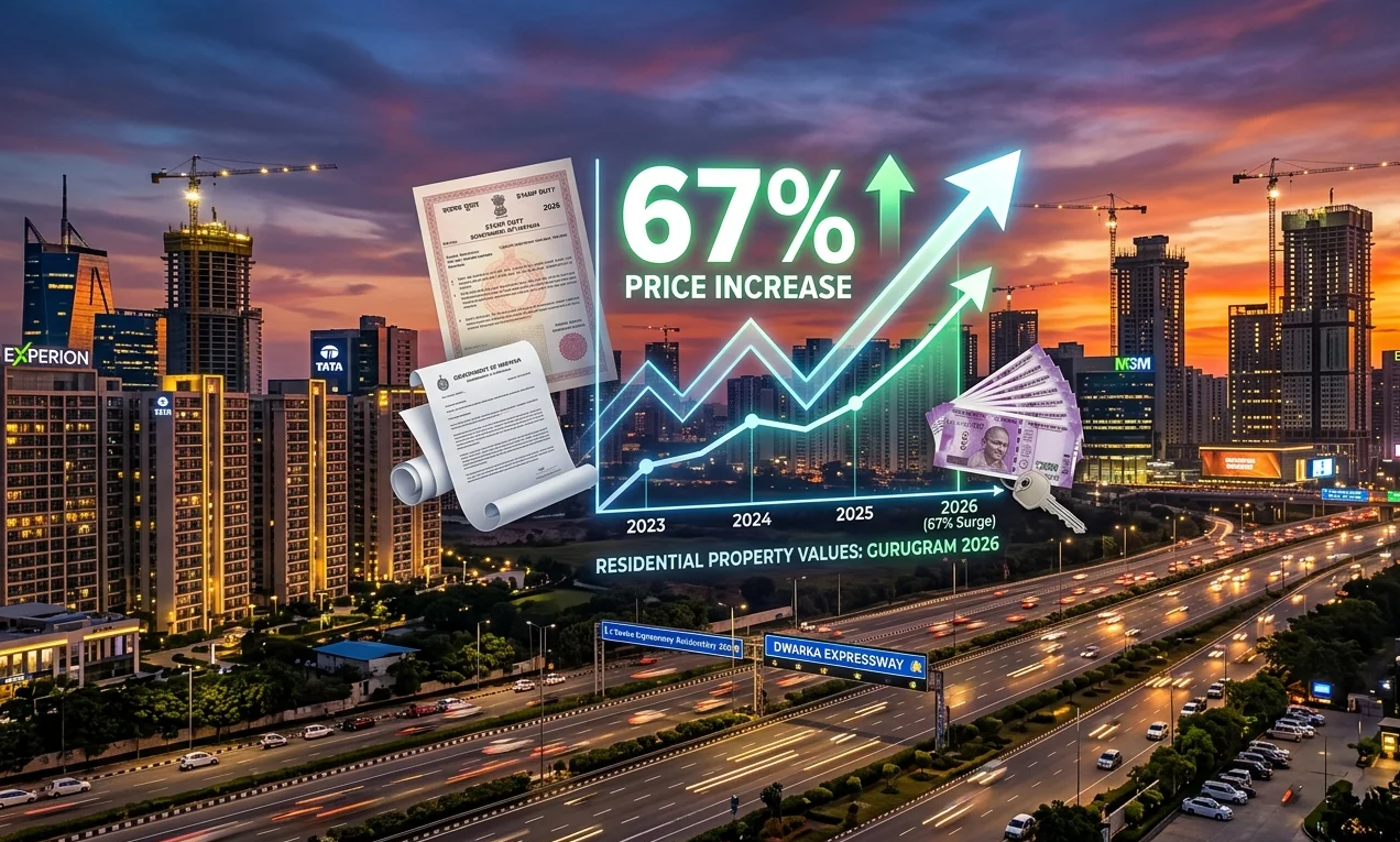 Gurugram proposes circle rates for 2026–27; Dwarka Expressway may see the steepest hike of up to 67%