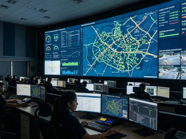 Gurugram streetlights to shift to centralised control system soon.