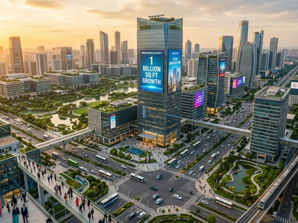 India office market set to cross 1 billion sq ft in 2026; tech parks to drive future supply CBRE