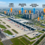 Noida International Airport to drive real estate prices Plots may rise 28%, apartments 22%