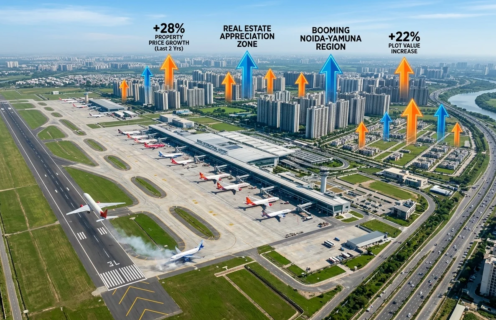 Noida International Airport to drive real estate prices Plots may rise 28%, apartments 22%