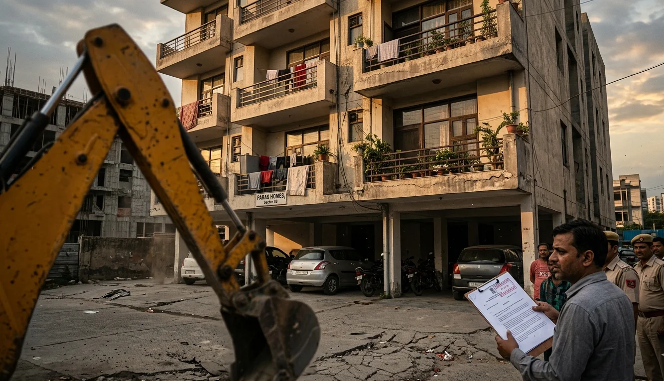 Gurugram Update Punjab and Haryana High Court Limits Stilt+4 Ban, Demolitions Continue.