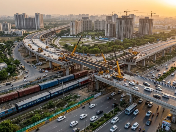Gurugram’s ₹100 Cr Mega Flyover Near Dwarka Expressway Will End Traffic Nightmares Forever
