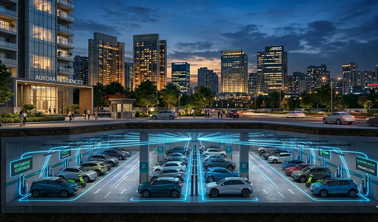 Haryana allows EV chargers in basements with safety norms. Find out how this move will drive property demand in Gurugram.