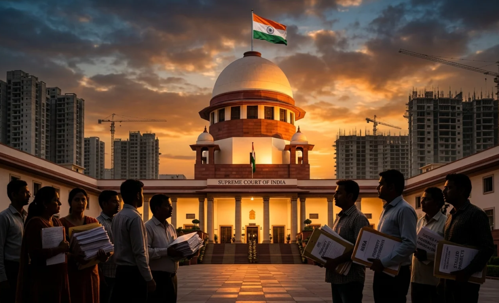 Supreme Court asks National Company Law Appellate Tribunal to decide on monitoring all Supertech Limited projects, impacting buyers and delivery timelines.
