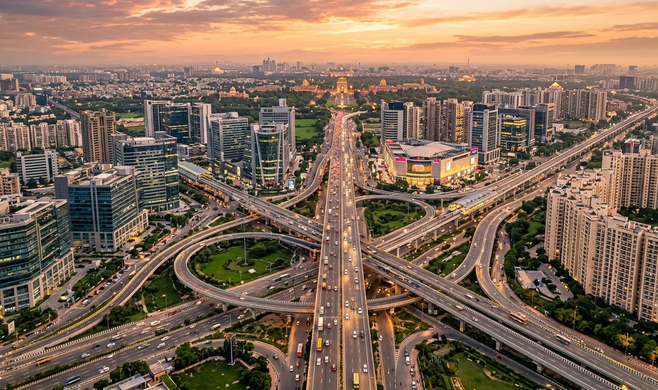 GMDA and DIAL discuss a major Delhi-Gurugram road connectivity project linking Delhi to Manesar through Greater SPR, aiming to reduce NH-48 traffic congestion.