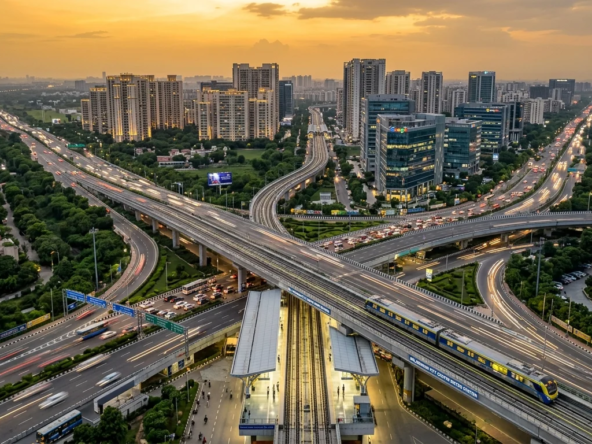 GMDA plans 3 new flyovers to create a 16-km signal-free corridor in Gurugram, boosting metro connectivity, easing traffic, and improving mobility.