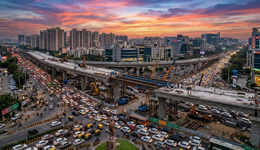 GMDA plans a ₹32 crore flyover at Ambedkar Chowk, Gurugram, to reduce traffic congestion, improve Sohna Road connectivity, and boost urban infrastructure.