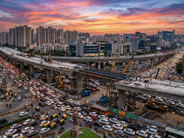 GMDA plans a ₹32 crore flyover at Ambedkar Chowk, Gurugram, to reduce traffic congestion, improve Sohna Road connectivity, and boost urban infrastructure.