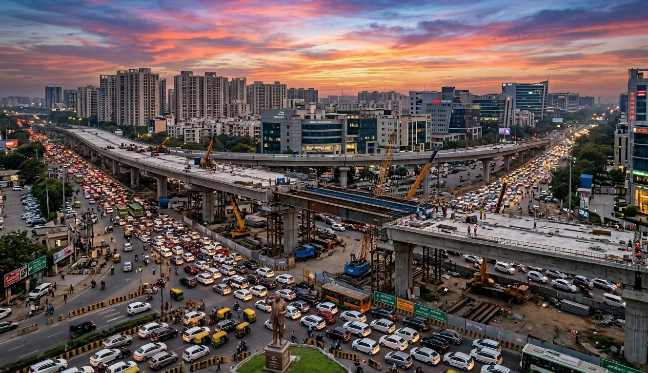 GMDA plans a ₹32 crore flyover at Ambedkar Chowk, Gurugram, to reduce traffic congestion, improve Sohna Road connectivity, and boost urban infrastructure.