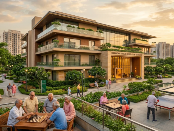 HSVP approves a modern senior citizens’ club in Gurugram Sector 47 with recreation halls, indoor activity rooms, parking, and wellness spaces.