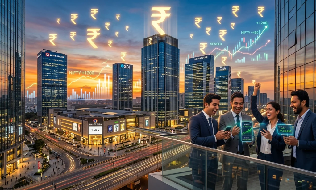 India’s five listed REITs distributed over ₹8,900 crore to 4.25 lakh investors in FY26, showcasing massive growth in India’s commercial real estate sector.
