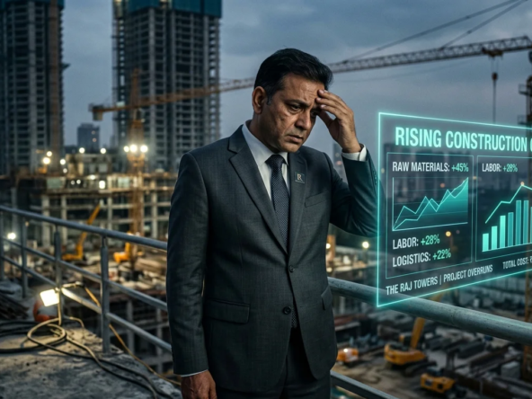 West Asia conflict is raising construction, labour, aluminium, and glass costs in India. Vikas Oberoi says luxury real estate may face fresh pricing pressure.