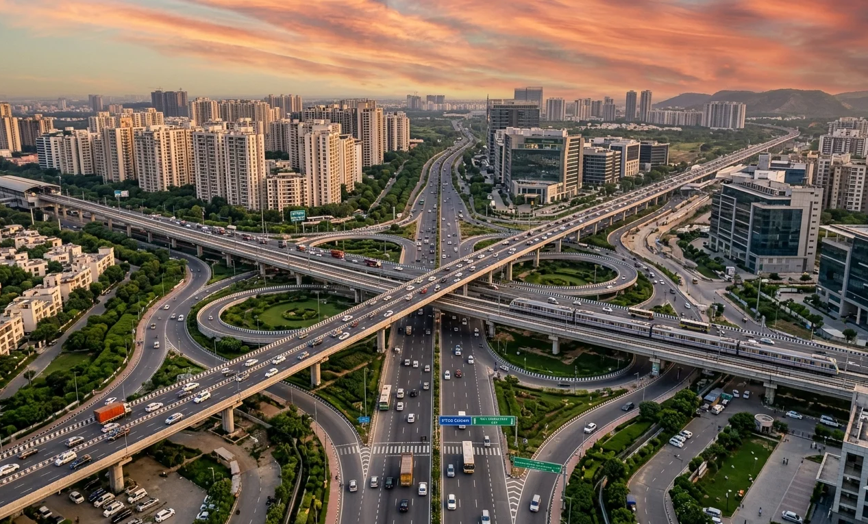 Game-Changer for Gurugram New Signal-Free Route to Connect Iffco Chowk, SPR & Manesar