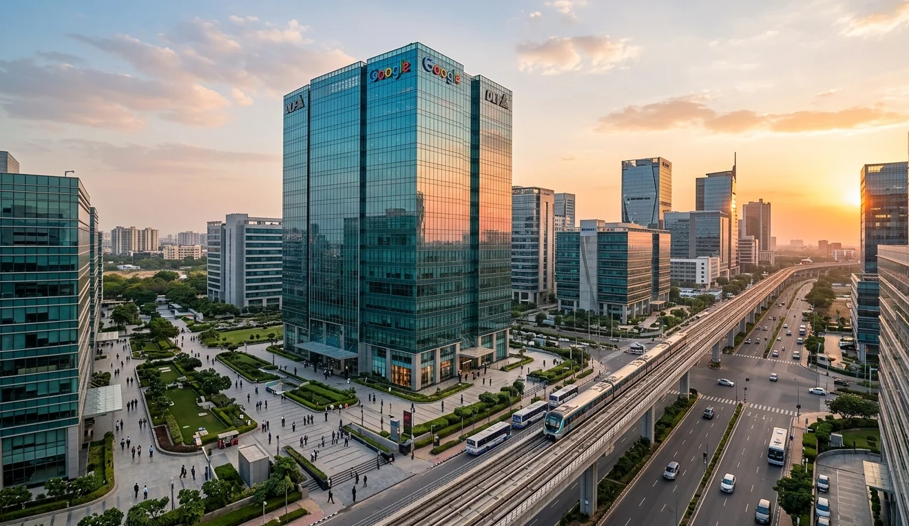 Google leases 6.2 lakh sq ft office space in Gurugram for ₹671 crore over 5 years, boosting commercial real estate growth and corporate expansion.
