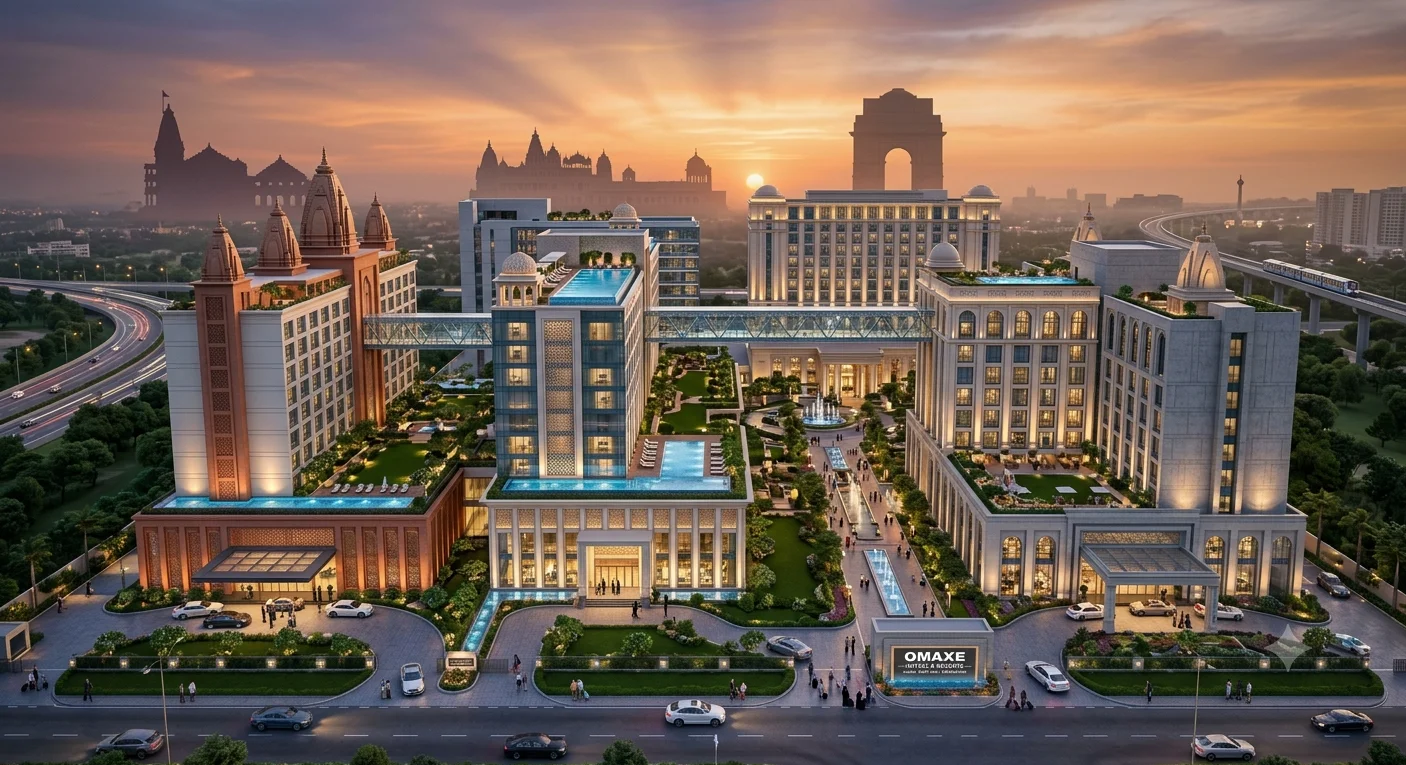 Omaxe enters hospitality with a ₹6,200 crore investment to build 19 hotels across Ayodhya, Vrindavan, Delhi and other cities, driving tourism growth.