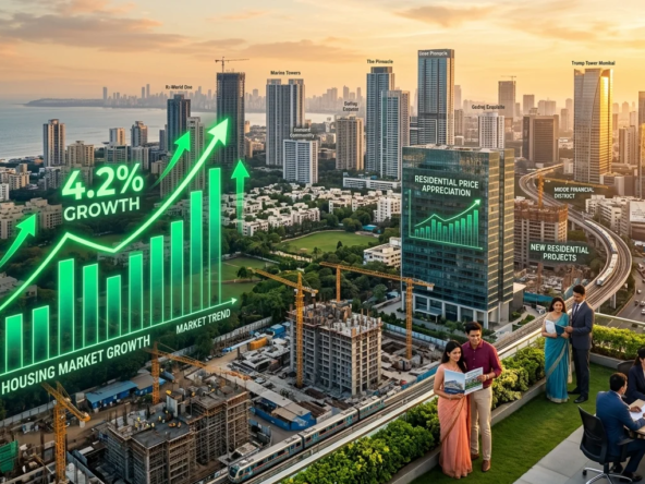 RBI reports a 4.2% rise in India's House Price Index in Q4 FY26, signaling strong housing demand, rising property values, and investor confidence.