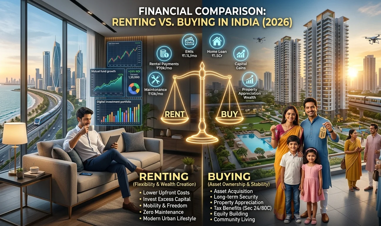 Renting or buying in 2026 Explore the financial pros and cons, property trends, investment returns, and discover which option builds more wealth.