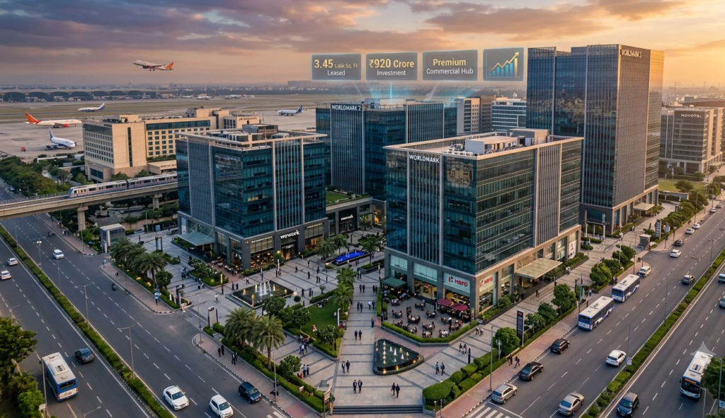 ₹920 Crore. 3.45 Lakh Sq. Ft. One Landmark Deal Hero MotoCorp & WeWork Redefine Delhi Aerocity