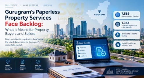 Gurugram paperless property registration and land mutation backlog