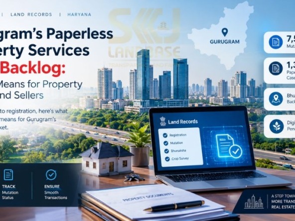 Gurugram paperless property registration and land mutation backlog