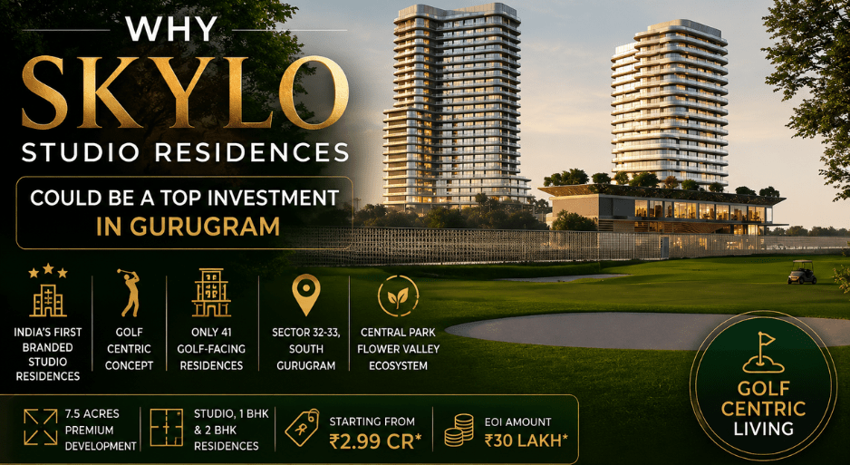 Central Park Skylo golf facing luxury residences in Gurgaon