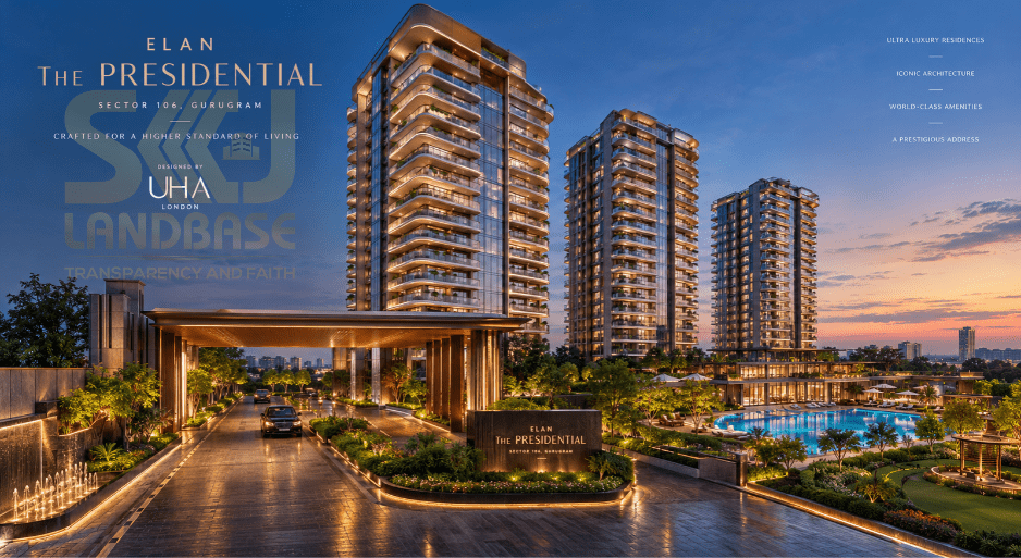 Elan The Presidential luxury residences in Sector 106 Gurgaon on Dwarka Expressway