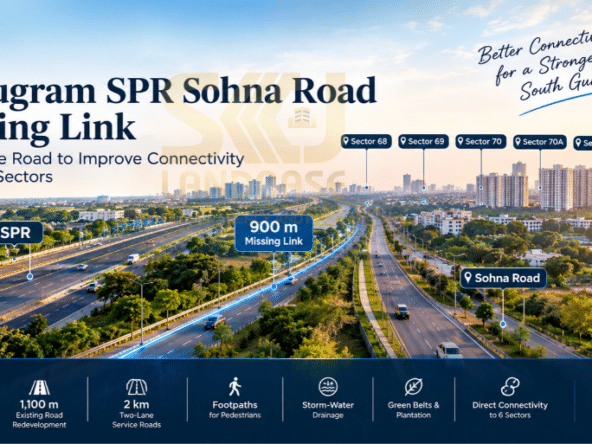 Gurugram SPR Sohna Road Missing Link 900 metre road connectivity