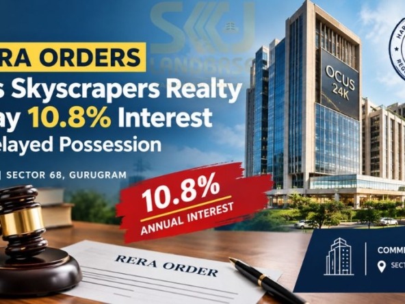 HRERA orders Ocus Skyscrapers Realty to pay 10.8% interest for delayed possession at Ocus 24K Gurugram