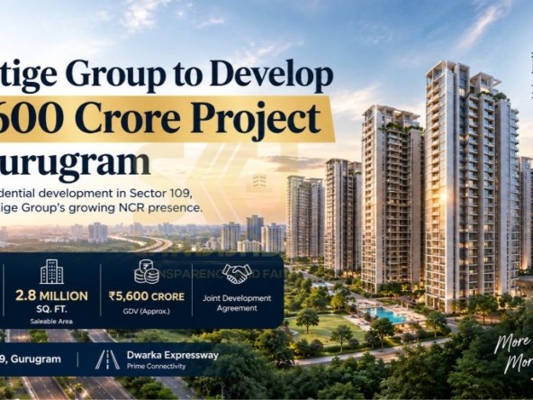 Prestige Group Gurugram Project: ₹5,600 Crore Development in Sector 109 The Prestige Group Gurugram project is set to become a major addition to Gurugram's growing residential real estate landscape. Prestige Group has entered into a joint development agreement for a 17.14-acre land parcel in Sector 109, Gurugram, with the proposed development estimated to have a gross development value (GDV) of approximately ₹5,600 crore. The project is expected to offer around 2.8 million sq. ft. of saleable area, strengthening Prestige Group's presence in the Delhi-NCR market and adding another significant development to the Dwarka Expressway corridor. Prestige Group Gurugram Project: Major Details Particular Details Developer Prestige Group Project Location Sector 109, Gurugram Land Area 17.14 Acres Saleable Area Approx. 2.8 Million Sq. Ft. Estimated GDV Approx. ₹5,600 Crore Development Model Joint Development Agreement Project Type Residential Location Advantage Dwarka Expressway Market Gurugram / Delhi-NCR What Makes the Prestige Group Gurugram Project Significant? The Prestige Group Gurugram project represents a major expansion for the Bengaluru-based real estate developer in the NCR market. With a large land parcel and an estimated ₹5,600 crore development potential, the project demonstrates the increasing confidence of established developers in Gurugram's premium residential market. The development also adds to Prestige Group's growing project pipeline across the NCR region. Prestige Group Project in Sector 109, Gurugram Sector 109 has emerged as an important residential location along the Dwarka Expressway. The corridor has benefited from major infrastructure development and improved connectivity between Gurugram and Delhi. This has attracted several residential developers and increased buyer interest in the surrounding sectors. The proposed Prestige Group Gurugram project could further increase the visibility of Sector 109 among homebuyers and investors looking for premium residential opportunities. ₹5,600 Crore GDV: What Does It Mean? The ₹5,600 crore figure refers to the estimated Gross Development Value (GDV) of the project. With approximately 2.8 million sq. ft. of saleable area, the development represents a substantial future residential supply addition to Gurugram. It is important to understand that GDV does not represent the developer's profit. Instead, it indicates the estimated gross value of the project's saleable inventory. Why Prestige Group Is Expanding in Gurugram Gurugram has become one of India's leading residential and commercial real estate markets, supported by its proximity to Delhi, corporate ecosystem, infrastructure and growing demand for premium housing. For Prestige Group, the Prestige Group Gurugram project provides an opportunity to expand its residential footprint in one of the NCR's most prominent real estate markets. The company's expanding presence also reflects the broader trend of major national developers entering or increasing their exposure to Gurugram. What the Prestige Group Gurugram Project Means for Sector 109 The upcoming development could contribute to the continued transformation of Sector 109 into a major residential destination. Potential benefits include: Increased premium housing supply Greater developer competition Improved buyer choice Increased attention toward Sector 109 Further development along Dwarka Expressway Potential growth in supporting retail and social infrastructure However, buyers should evaluate the project based on its official approvals, pricing, specifications, location and future development plans rather than relying solely on the developer's brand. Prestige Group's Growing NCR Presence The Prestige Group Gurugram project is part of the company's wider strategy to strengthen its presence across Delhi-NCR. Prestige Group has been expanding its development pipeline across multiple markets, and its Gurugram entry highlights the growing importance of NCR within the company's overall expansion strategy. The company has also been developing projects in other NCR markets, including Ghaziabad and Noida. What Should Buyers Look for in the Prestige Group Gurugram Project? Before considering the project, prospective buyers should evaluate: Official RERA registration Final project configuration Unit sizes and layouts Launch pricing Payment plans Construction timeline Location and connectivity Developer track record Maintenance and recurring costs Future infrastructure around Sector 109 Since the project is still in the development pipeline, buyers should wait for official project details before making any financial commitment. Expert Perspective — Sanjeev Singh, MD, SKJ Landbase According to Sanjeev Singh, Managing Director, SKJ Landbase, the proposed Prestige development highlights the growing importance of infrastructure-led micro-markets in Gurugram. The entry of an established developer can bring additional attention to a location, but buyers should evaluate the complete project proposition, including connectivity, pricing, product positioning, approvals and long-term development potential. For buyers comparing multiple premium developments across Gurugram, professional project comparison can help them make a more informed decision. Why Choose SKJ Landbase for the Prestige Group Gurugram Project? Choosing the right channel partner can make the property-buying process easier and more transparent. SKJ Landbase can assist buyers with project shortlisting, comparisons, site visits, property information, home-loan assistance and end-to-end buying coordination. For buyers evaluating the Prestige Group Gurugram project alongside other developments on Dwarka Expressway and across Gurugram, SKJ Landbase can provide a single point of assistance to compare projects according to location, budget, configuration and long-term requirements. Is the Prestige Group Gurugram Project Worth Watching? The Prestige Group Gurugram project is significant because of its 17.14-acre land parcel, approximately 2.8 million sq. ft. of saleable area and estimated ₹5,600 crore GDV. Its Sector 109 location along the Dwarka Expressway adds to its strategic importance, while Prestige Group's growing NCR presence gives the development considerable market visibility. However, buyers should wait for the official launch, RERA registration, pricing, configurations and detailed project specifications before making an investment decision. Final Verdict The Prestige Group Gurugram project is an important upcoming development that could further strengthen Sector 109's position within the Dwarka Expressway residential market. With a proposed 17.14-acre development, approximately 2.8 million sq. ft. of saleable area and ₹5,600 crore estimated GDV, the project is expected to attract significant attention from homebuyers and investors. As Gurugram continues to attract major national developers, the Prestige development will be one of the projects to watch as the Dwarka Expressway corridor continues to evolve. Planning to explore the Prestige Group Gurugram project or compare it with other premium developments? Connect with SKJ Landbase for project comparison, site visits and property assistance. Disclaimer This article is for informational purposes only and is based on publicly available information. Project details, pricing, approvals, configurations, specifications and timelines may change. Buyers should independently verify all information through official developer and RERA sources before making any purchase or investment decision.