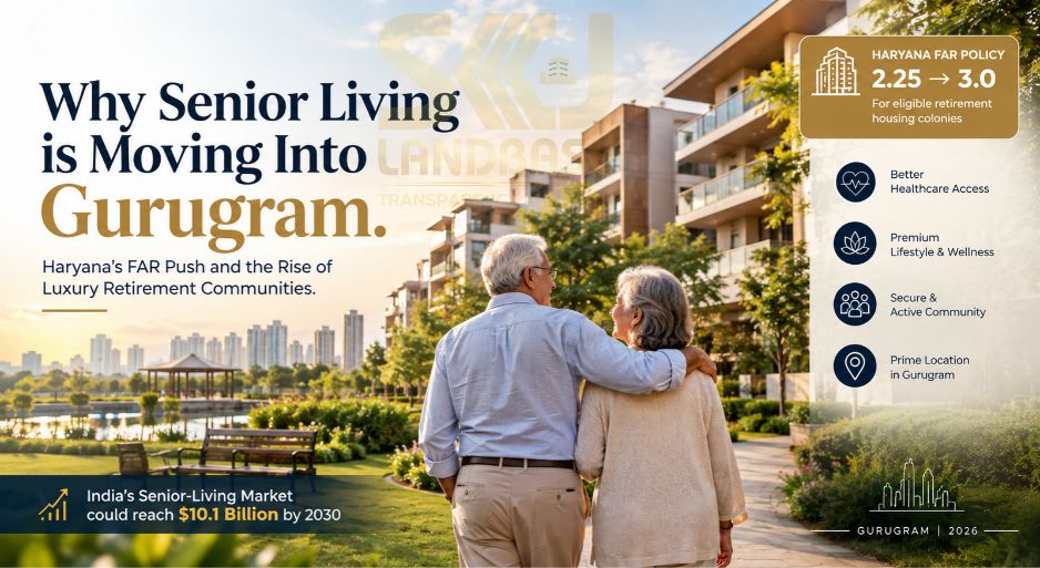 Luxury senior living community in Gurugram and Haryana FAR 3.0 retirement housing policy
