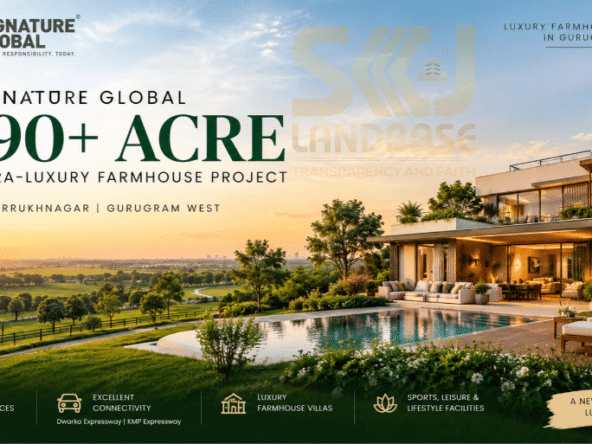 Signature Global 194 acre luxury farmhouse project in Farrukhnagar Gurgaon