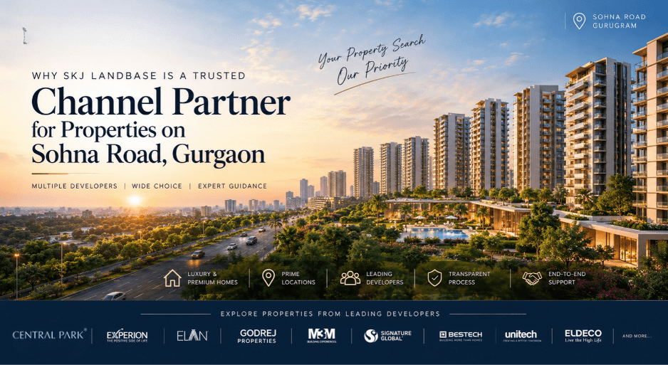 SKJ Landbase Sohna Road trusted channel partner for Gurgaon properties