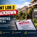 Sushant Lok 3 PG crackdown in Gurugram over unauthorised commercial use