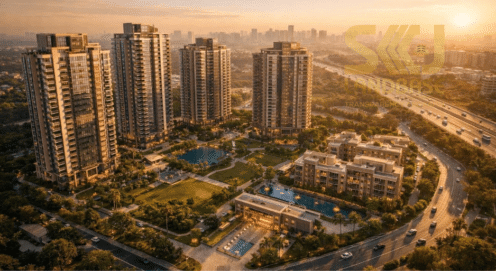 Gurugram luxury housing market featuring premium residential high-rise apartments and luxury real estate developments in Gurgaon.