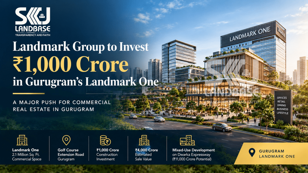Landmark One commercial development by Landmark Group on Golf Course Extension Road in Gurugram