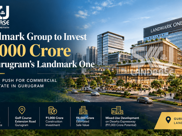 Landmark One commercial development by Landmark Group on Golf Course Extension Road in Gurugram