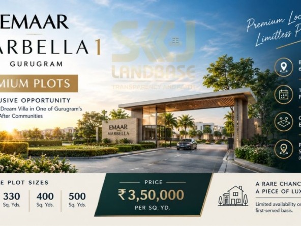 Emaar Marbella 1 premium residential plots in Gurgaon