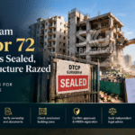 DTCP enforcement drive against unauthorised buildings in Gurugram Sector 72